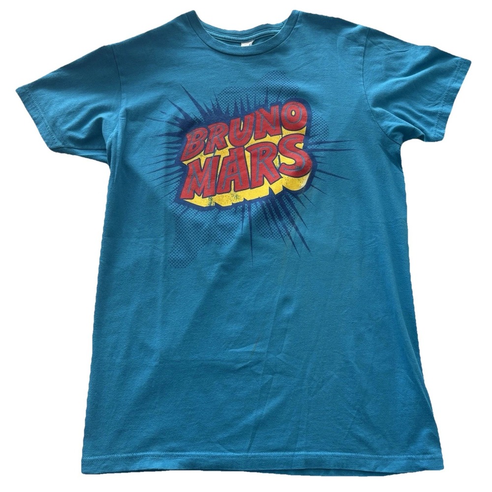 Bruno Mars Shirt Mens M Concert Tour Doo-Wops & Hooligans / Unorthodox Jukebox